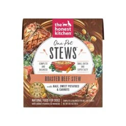 The Honest Kitchen One Pot Stew Dog Wet Food -Cat And Dog Pet Supply Store OnePotStewRoastedBeefStewwithKale SweetPotatoes Carrots10.5ozCarton