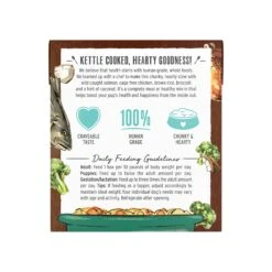 The Honest Kitchen One Pot Stew Dog Wet Food -Cat And Dog Pet Supply Store OnePotStewSimmeredSalmon ChickenStewwithBroccoli BrownRice10.5ozCartonBack