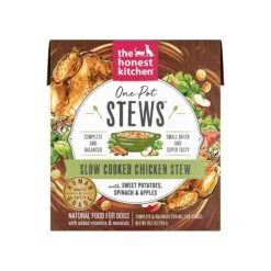 The Honest Kitchen One Pot Stew Dog Wet Food -Cat And Dog Pet Supply Store OnePotStewSlowCookedChickenStewwithSweetPotato Spinach Apples10.5ozCarton
