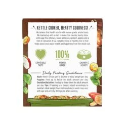 The Honest Kitchen One Pot Stew Dog Wet Food -Cat And Dog Pet Supply Store OnePotStewSlowCookedChickenStewwithSweetPotato Spinach Apples10.5ozCartonBack