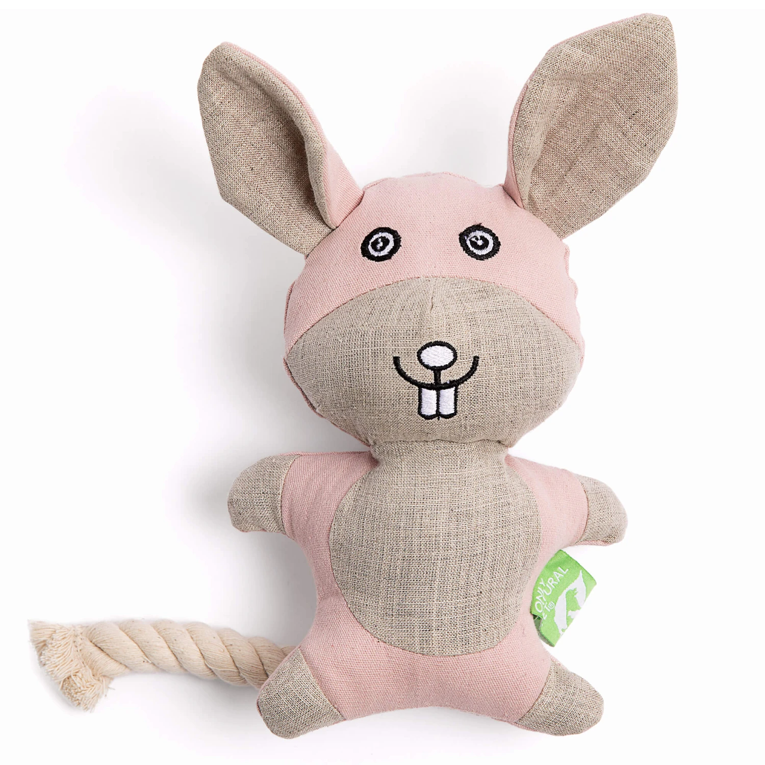 Only Natural Pet Hemp Bunny Dog Toy 2 Only Natural Pet Hemp Bunny Dog Toy - Image 2