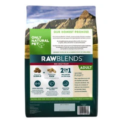 Only Natural Pet Raw Blends Red Meat Feast Raw Grain Free Dog Food -Cat And Dog Pet Supply Store OnlyNaturalPetRawBlendsRedMeatFeastRawInclusionAdultDryDogFood4lbBackofBag