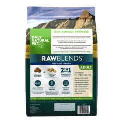 Only Natural Pet Raw Blends Skin And Coat Dog Food -Cat And Dog Pet Supply Store OnlyNaturalPetRawBlendsSkin CoatFormulaRawInclusionDryDogFood4lbBackofBag