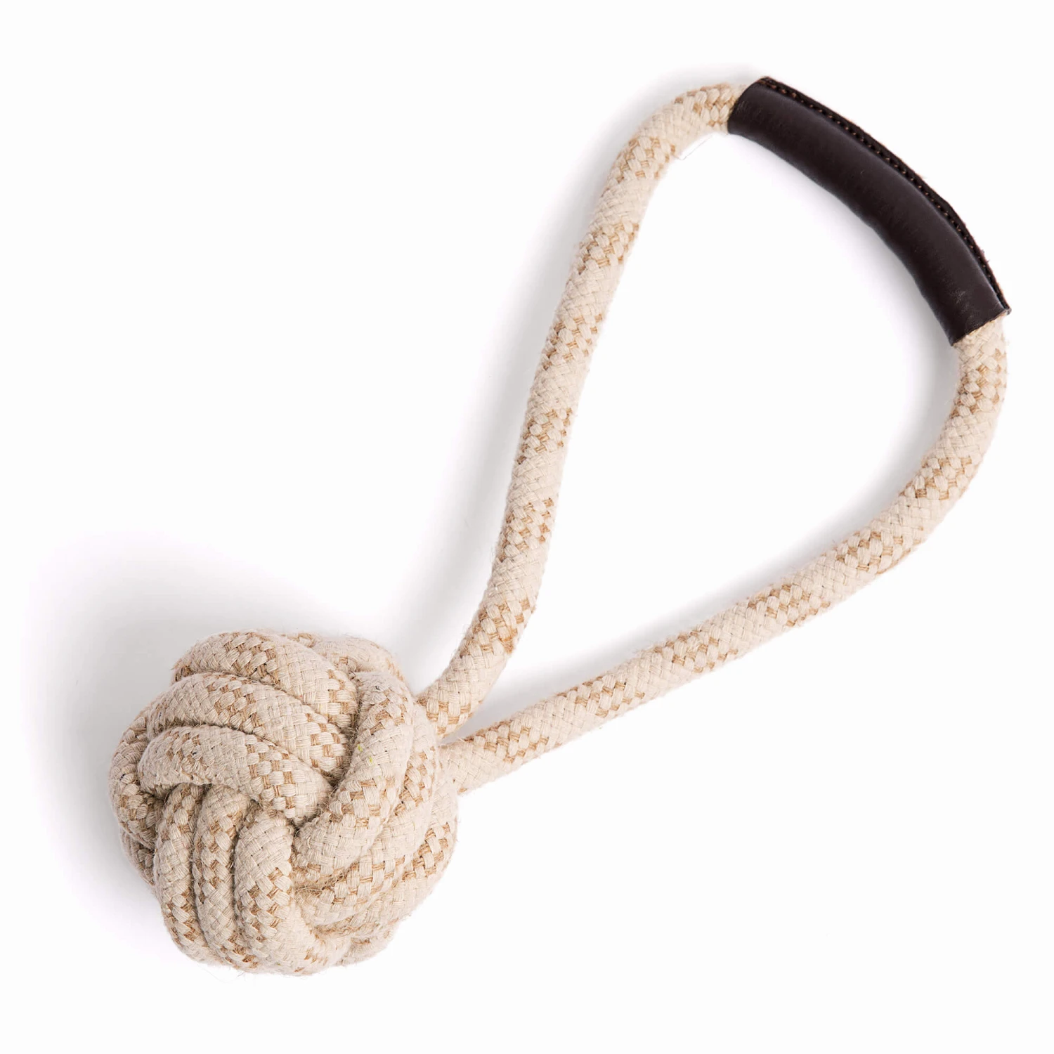 Only Natural Pet Eco-Friendly Regenerated Cotton Ball & Rope Dog Toy 1 Only Natural Pet Eco-Friendly Regenerated Cotton Ball & Rope Dog Toy