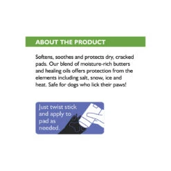 Only Natural Pet Paw Balm Calendula Pad Protector Wax 9 Only Natural Pet Paw Balm Calendula Pad Protector Wax -Cat And Dog Pet Supply Store Paw Balm Application