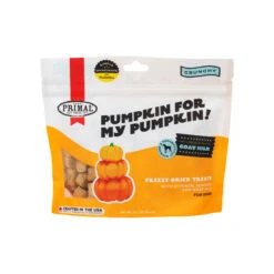 Primal Pet Foods Freeze-Dried Dog Treats -Cat And Dog Pet Supply Store PrimalPetFoodsFreeze DriedDogTreatsPumpkinformyPumpkinNewClearFront