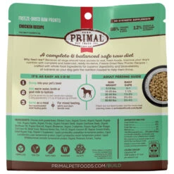 Primal Pet Foods Pronto Freeze-Dried Raw Dog Food -Cat And Dog Pet Supply Store PrimalPetFoodsProntoFreezeDriedRawDogFoodChicken16ozBackofBag