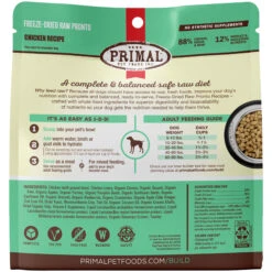Primal Pet Foods Pronto Freeze-Dried Raw Dog Food -Cat And Dog Pet Supply Store PrimalPetFoodsProntoFreezeDriedRawDogFoodChicken7ozBackofBag