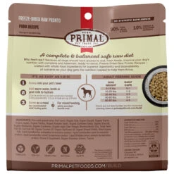 Primal Pet Foods Pronto Freeze-Dried Raw Dog Food -Cat And Dog Pet Supply Store PrimalPetFoodsProntoFreezeDriedRawDogFoodPork16ozBackofBag