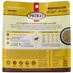 Primal Pet Foods Pronto Freeze-Dried Raw Puppy Food 15 Primal Pet Foods Pronto Freeze-Dried Raw Puppy Food -Cat And Dog Pet Supply Store PrimalPetFoodsProntoFreezeDriedRawPuppyFood16ozBackofBag