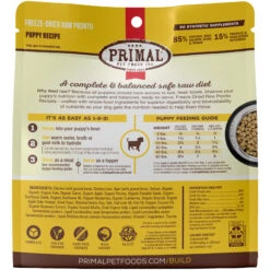 Primal Pet Foods Pronto Freeze-Dried Raw Puppy Food 17 Primal Pet Foods Pronto Freeze-Dried Raw Puppy Food -Cat And Dog Pet Supply Store PrimalPetFoodsProntoFreezeDriedRawPuppyFood25ozBackofBag