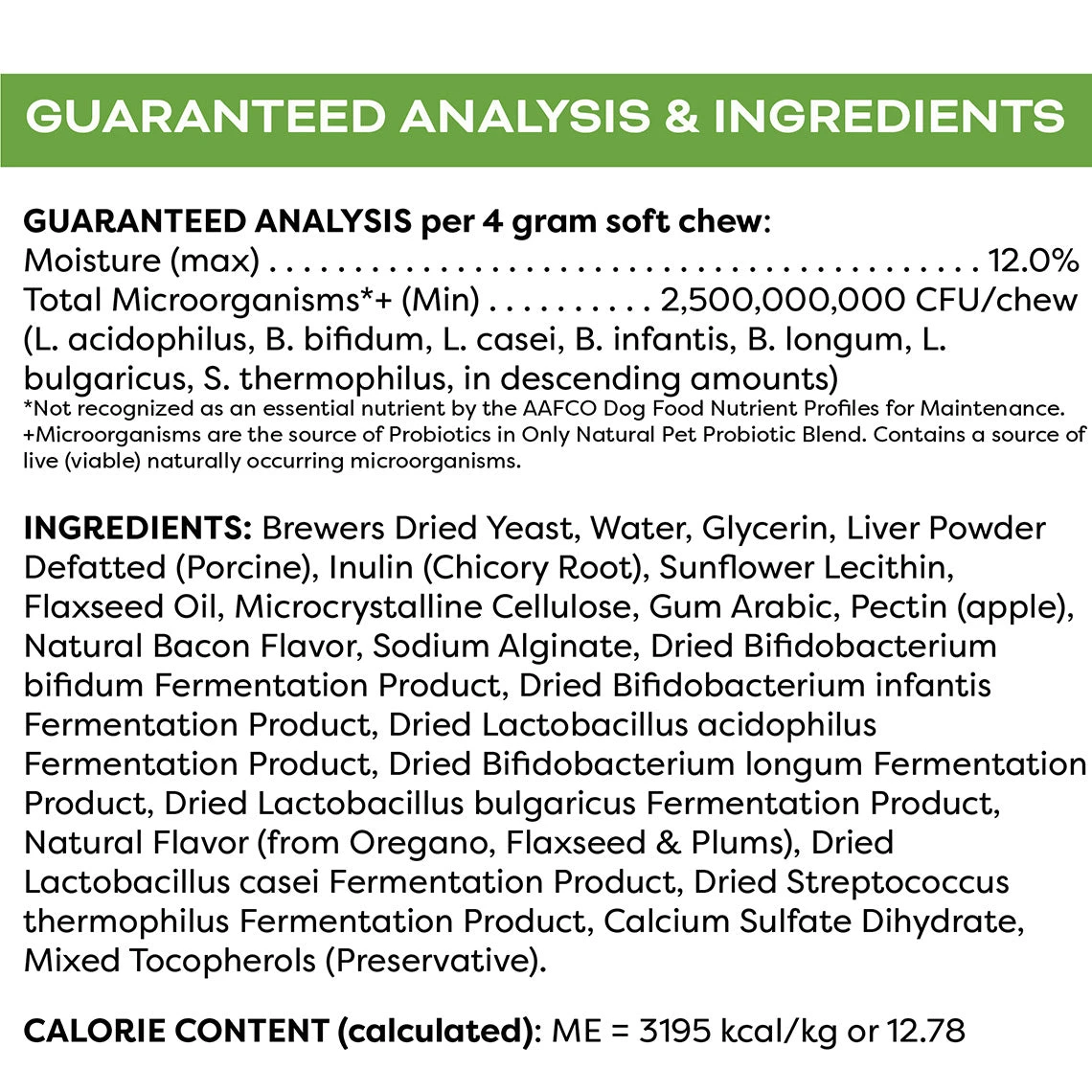 Only Natural Pet Probiotic Blend 9 Only Natural Pet Probiotic Blend - Image 9