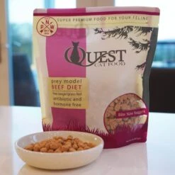Steve's Real Food Cat Quest Freeze Dried -Cat And Dog Pet Supply Store Quest FD Beef Bag Bowl Landscape 2 scaled 1