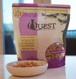 Steve's Real Food Cat Quest Freeze Dried -Cat And Dog Pet Supply Store Quest FD Chicken Bag Bowl Landscape 2 1 scaled 1