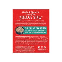 Stella & Chewy's Stew Wet Food For Dogs Case Of 12 -Cat And Dog Pet Supply Store S C CageFreeMedleyStew Back