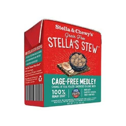 Stella & Chewy's Stew Wet Food For Dogs Case Of 12 -Cat And Dog Pet Supply Store S C CageFreeMedleyStew Front 34ba5fee c102 4325 8b86 c89c4c6f2533