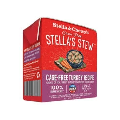 Stella & Chewy's Stew Wet Food For Dogs Case Of 12 -Cat And Dog Pet Supply Store S C CageFreeTurkey Front