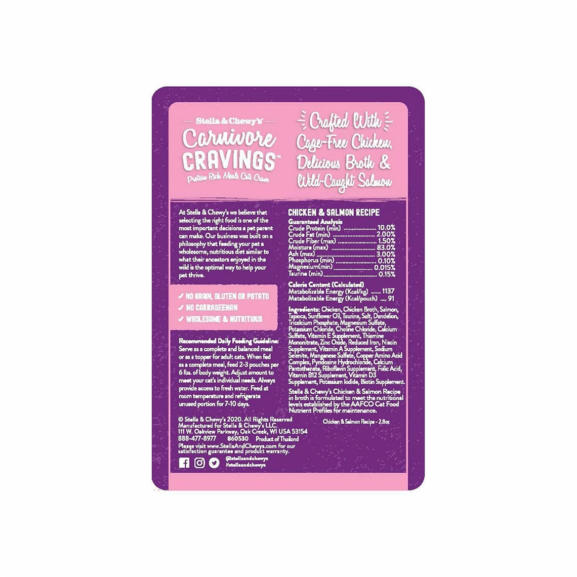 Stella & Chewy's Carnivore Cravings Wet Cat Food Case Of 24 4 Stella & Chewy's Carnivore Cravings Wet Cat Food Case Of 24 - Image 4