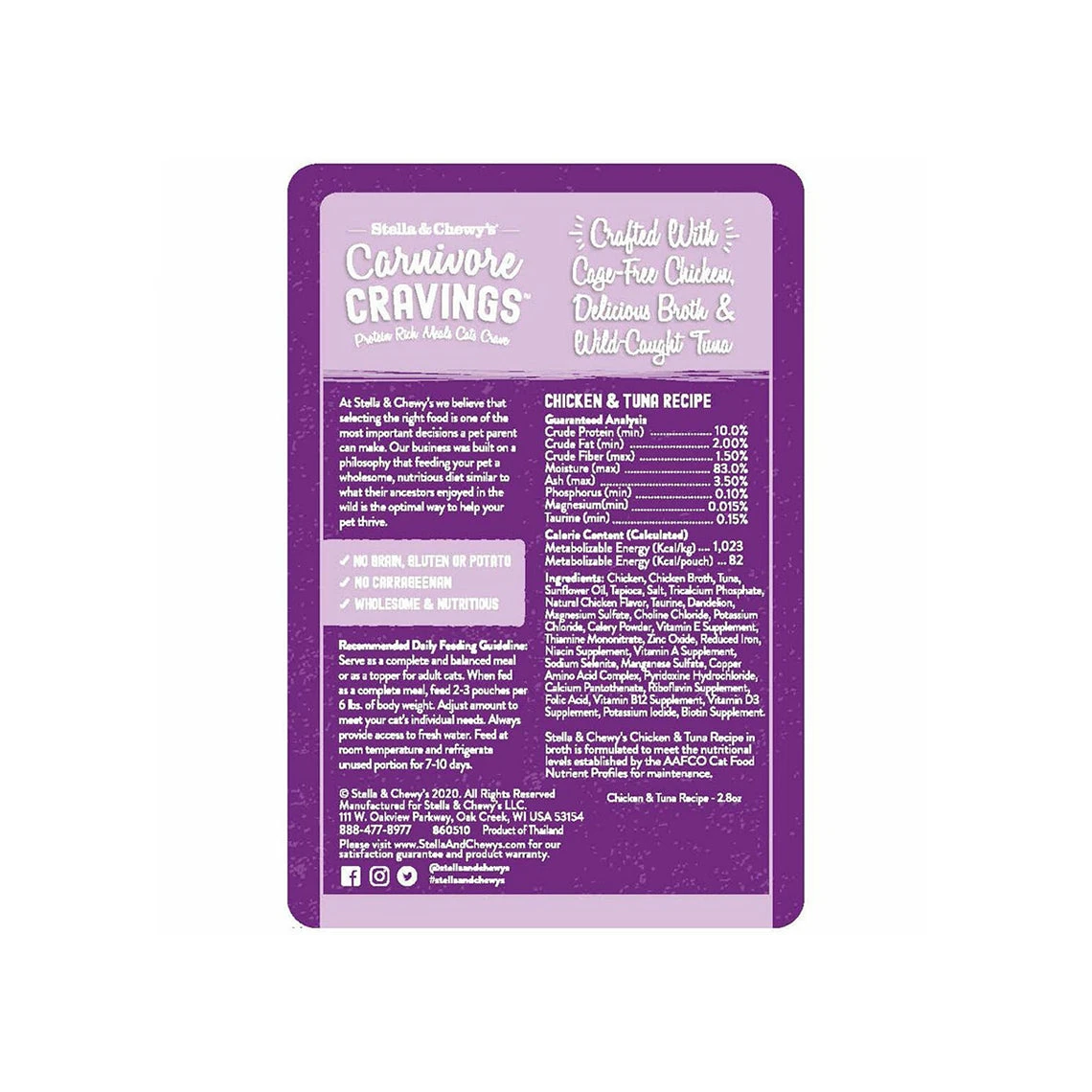 Stella & Chewy's Carnivore Cravings Wet Cat Food Case Of 24 10 Stella & Chewy's Carnivore Cravings Wet Cat Food Case Of 24 - Image 10