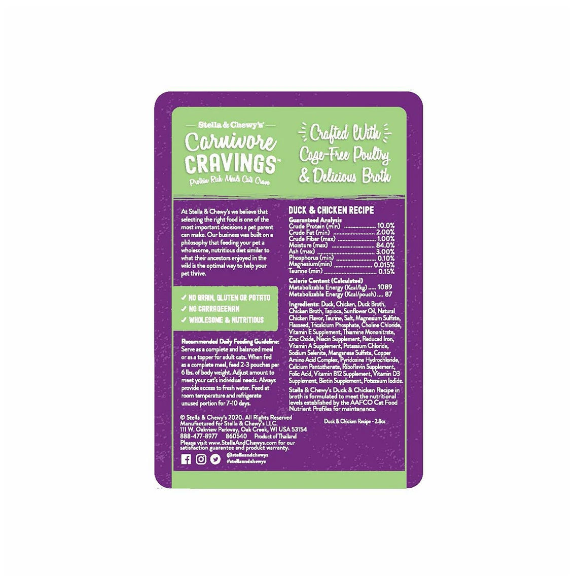 Stella & Chewy's Carnivore Cravings Wet Cat Food Case Of 24 6 Stella & Chewy's Carnivore Cravings Wet Cat Food Case Of 24 - Image 6