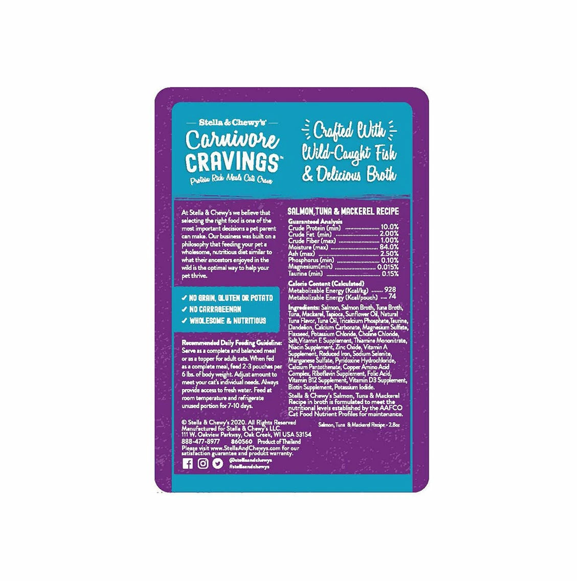 Stella & Chewy's Carnivore Cravings Wet Cat Food Case Of 24 8 Stella & Chewy's Carnivore Cravings Wet Cat Food Case Of 24 - Image 8