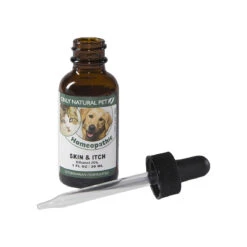 Only Natural Pet Skin & Itch Homeopathic Remedy -Cat And Dog Pet Supply Store Skin Itch Homeopathic Bottle w Dropper