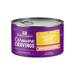 Stella & Chewy's Carnivore Cravings Minced Morsels Chicken Wet Cat Food -Cat And Dog Pet Supply Store Stella Chewy sCarnCravMincMorsChicken5.2ozCan