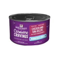 Stella & Chewy's Carnivore Cravings Purrfect Pate Chicken & Tuna Wet Cat Food -Cat And Dog Pet Supply Store Stella Chewy sCarnCravPurrPateChicken Tuna5.2ozCan