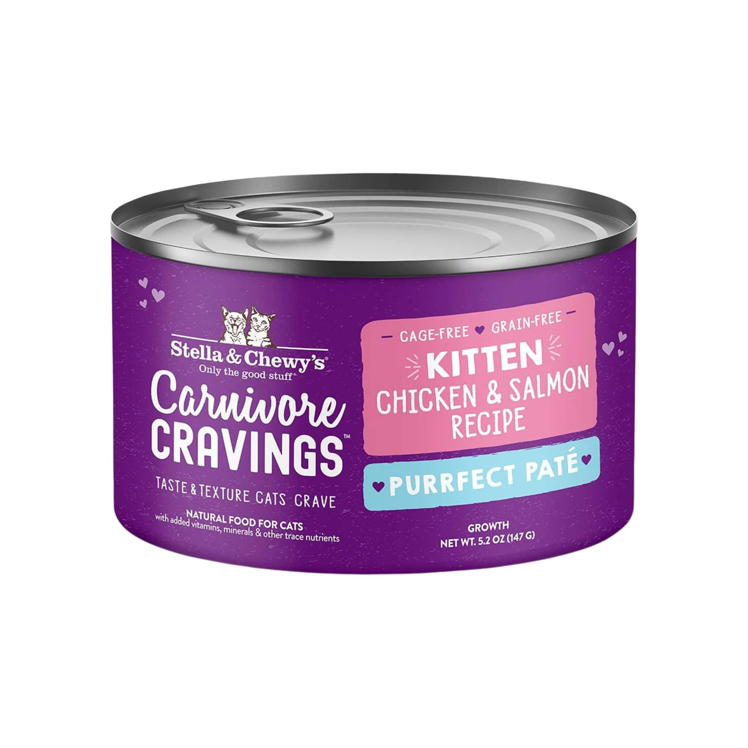 Stella & Chewy's Carnivore Craving Purrfect Pate Chicken & Salmon Kitten Wet Food 3 Stella & Chewy's Carnivore Craving Purrfect Pate Chicken & Salmon Kitten Wet Food - Image 3