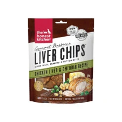 The Honest Kitchen Gourmet Barbecue Liver Chips 4 Oz Treats For Dogs -Cat And Dog Pet Supply Store THK LiverChips Chicken Front