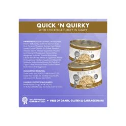 Weruva Truluxe Grain-Free Canned Cat Food -Cat And Dog Pet Supply Store TRULUXE QUICK N QUIRKY 3OZ V2R1 4