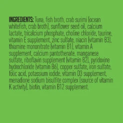 Tiki Cat Grill Canned Shredded Stew Cat Food -Cat And Dog Pet Supply Store TikiCat TunaCrabSurimi 2.8oz Info1