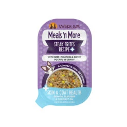 Weruva Meals 'n More Skin & Coat Wet Dog Food 32 Weruva Meals 'n More Skin & Coat Wet Dog Food -Cat And Dog Pet Supply Store WeruvaMeals nMoreSkin CoatWetDogFoodSteakFrites