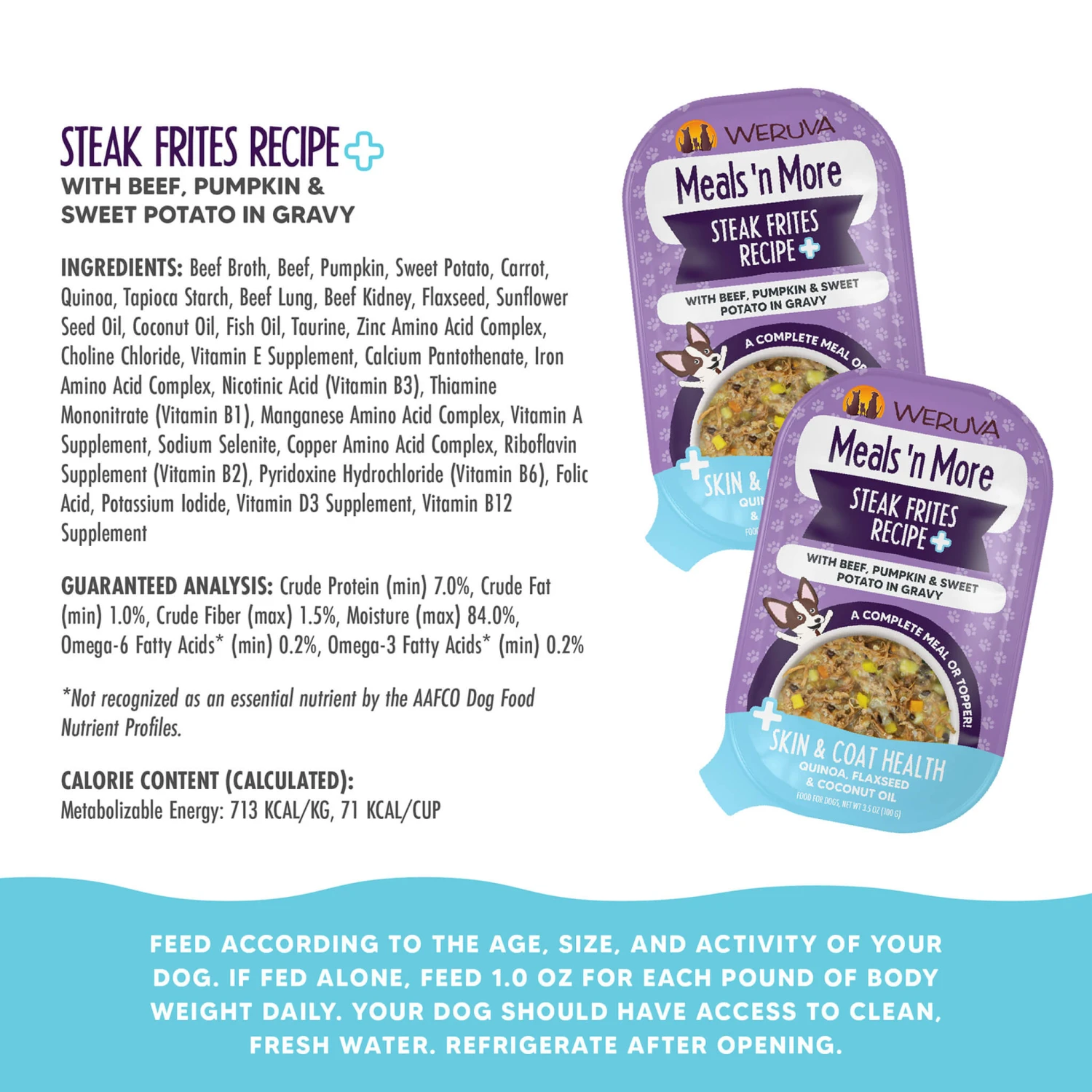 Weruva Meals 'n More Skin & Coat Wet Dog Food 15 Weruva Meals 'n More Skin & Coat Wet Dog Food - Image 15