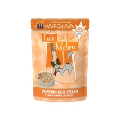 Weruva Cats In The Kitchen Grain-Free Pouch Cat Food - Original -Cat And Dog Pet Supply Store Weruva CITK PumpkinJackSplash Front