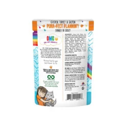 Best Feline Friend BFF Oh My Gravy! Grain-Free Wet Cat Food Pouches -Cat And Dog Pet Supply Store Weruva OMG ChickTurkSalmon PurrfectPlanning Back