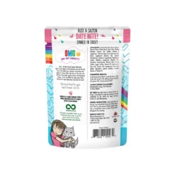 Best Feline Friend BFF Oh My Gravy! Grain-Free Wet Cat Food Pouches -Cat And Dog Pet Supply Store Weruva OMG DuckSalmon DateNight Back
