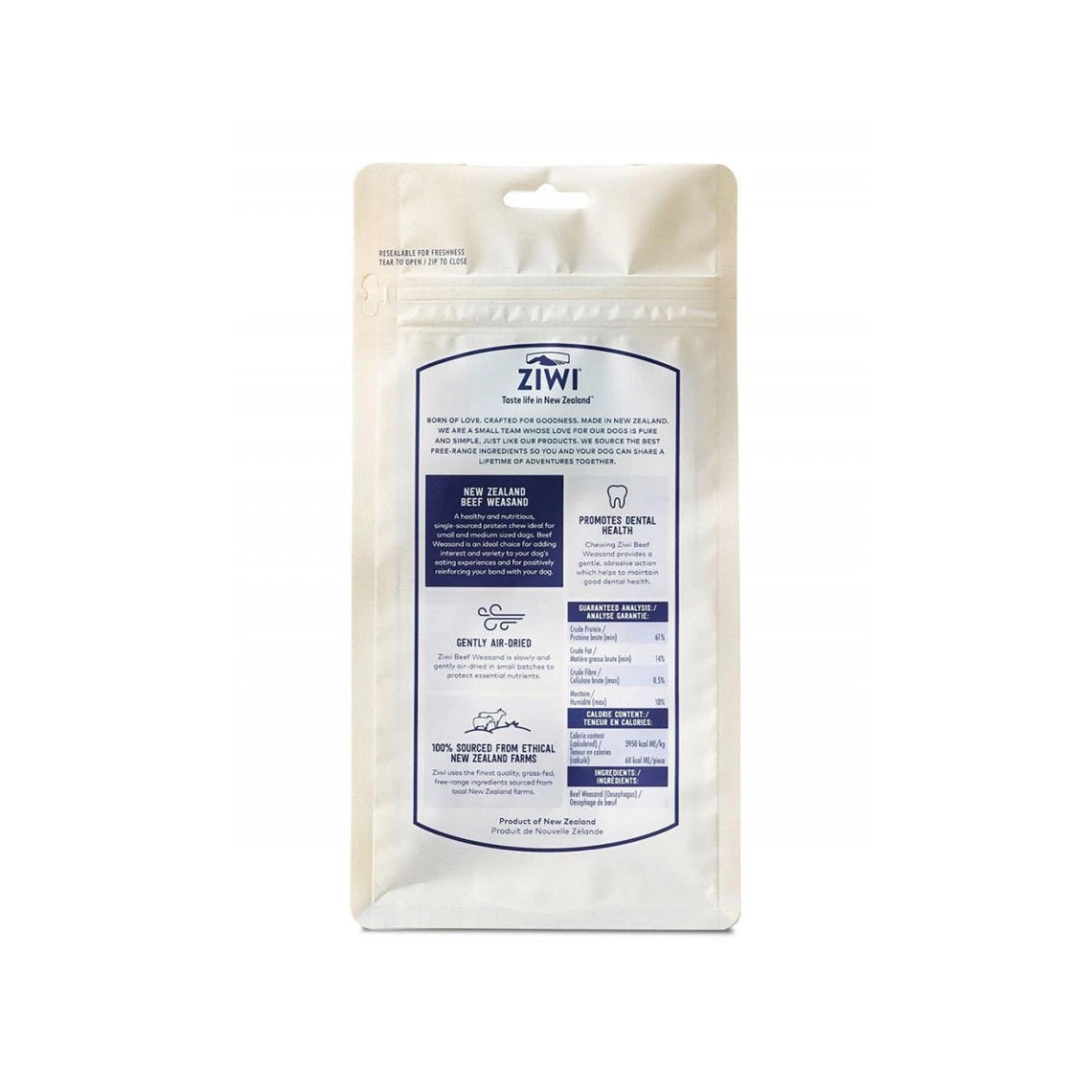 Ziwi New Zealand Lamb Trachea Natural Chew For Dogs 3 Ziwi New Zealand Lamb Trachea Natural Chew For Dogs - Image 3