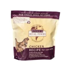 Steve's Real Food Freeze Dried Nuggets For Dogs And Cats -Cat And Dog Pet Supply Store chickenF.d