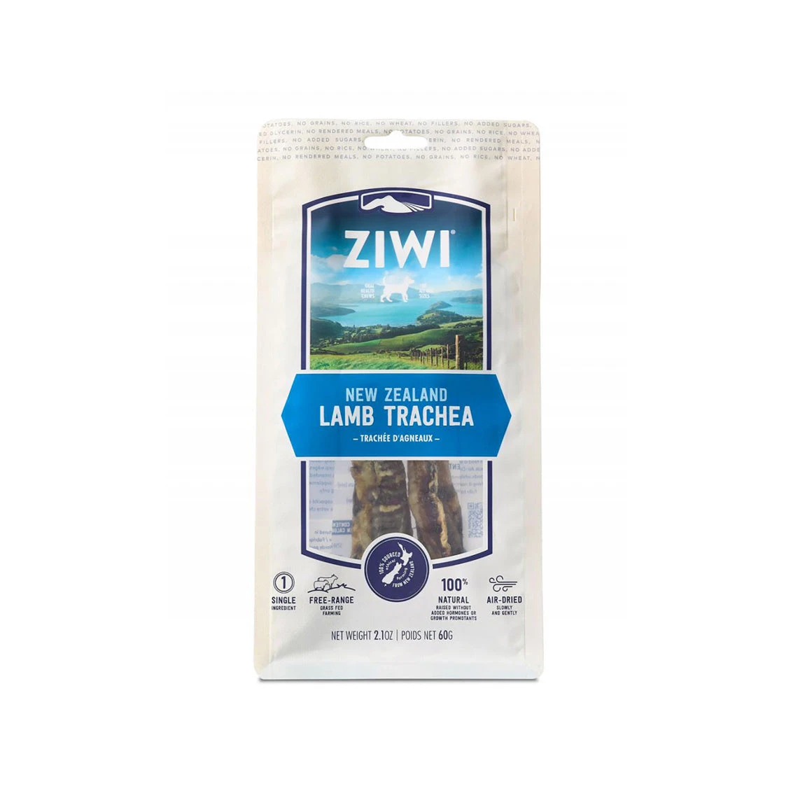 Ziwi New Zealand Lamb Trachea Natural Chew For Dogs 1 Ziwi New Zealand Lamb Trachea Natural Chew For Dogs