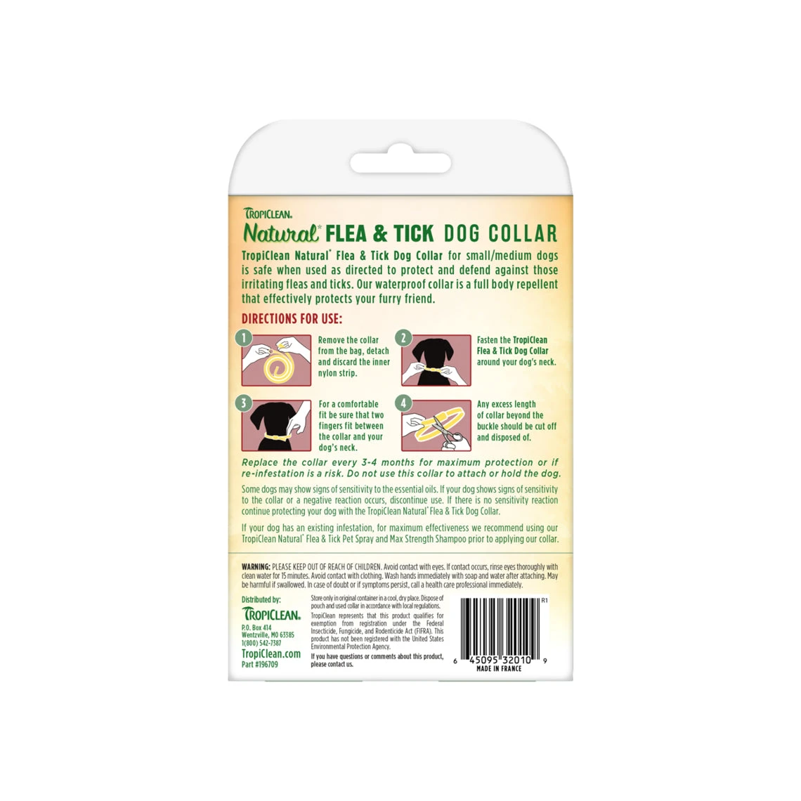Tropiclean Natural Flea & Tick Collar For Dogs 2 Tropiclean Natural Flea & Tick Collar For Dogs - Image 2